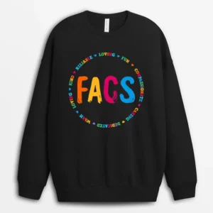 FACS Teacher Family And Consumer Sciences Home Ec Career  Sweatshirt - Black