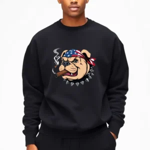 Love My Rescue Dog Canvas Art Sweatshirt