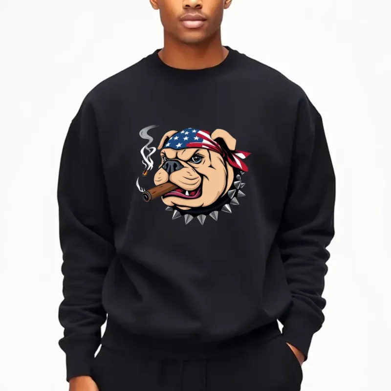 Love My Rescue Dog Canvas Art Sweatshirt