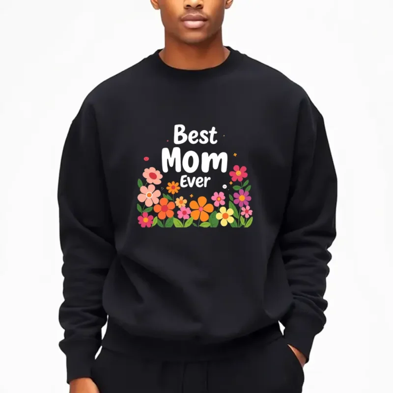 Moms Garden Custom Flower Pot With Names Sweatshirt