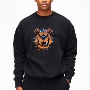 Personalized Dog Bed With Pets Name Sweatshirt