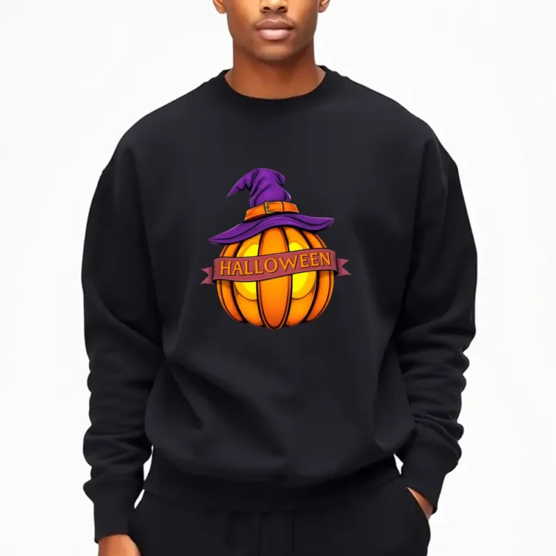 Reusable Halloween Party Plates And Napkins Set Sweatshirt